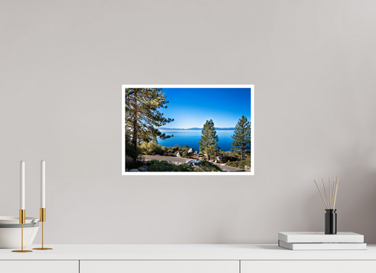15 x 10″, Fine Art Glossy Tranquil Lake Tahoe Landscape Print