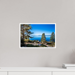 15 x 10″, Fine Art Glossy Tranquil Lake Tahoe Landscape Print