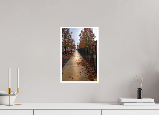 10 x 15″, Fine Art Matte Downtown Reno Rainy Day Print