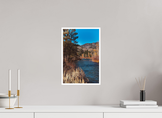 10 x 15″, Fine Art Glossy Serene Autumn Truckee River Landscape Print