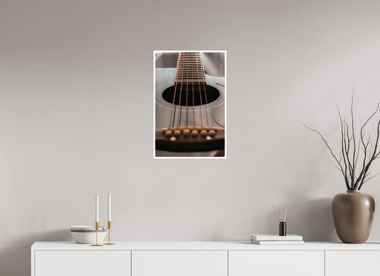 16 x 24″, Photo Print Glossy Acoustic Elegance Guitar