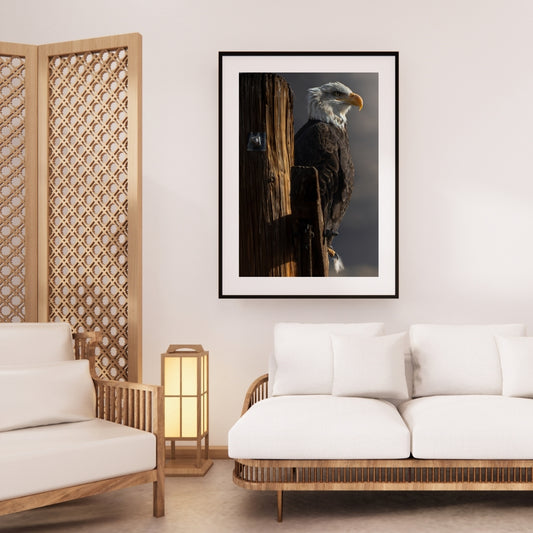 Majestic Bald Eagle Wall Art Print