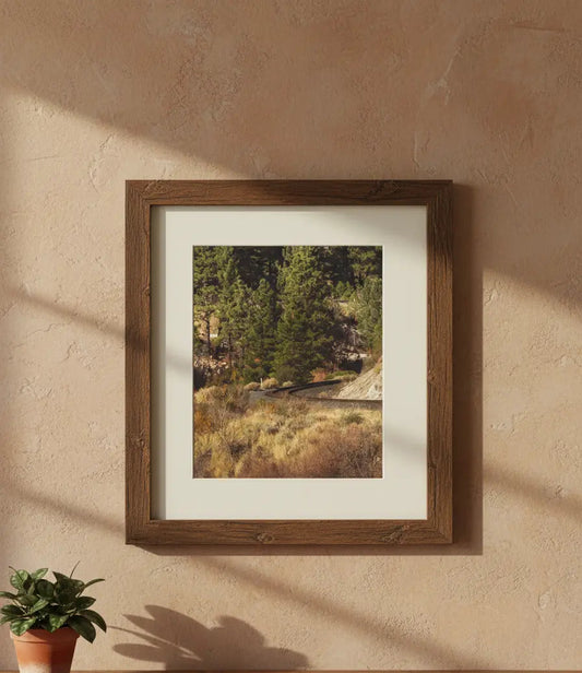 Tranquil Train Track Landscape Print