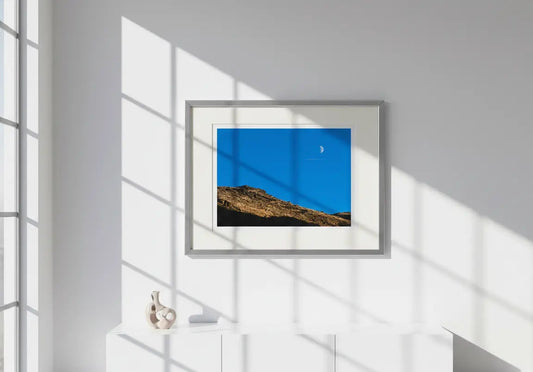 Moonlit Mountain Landscape