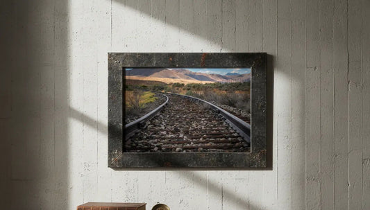 Rustic Railroad Track