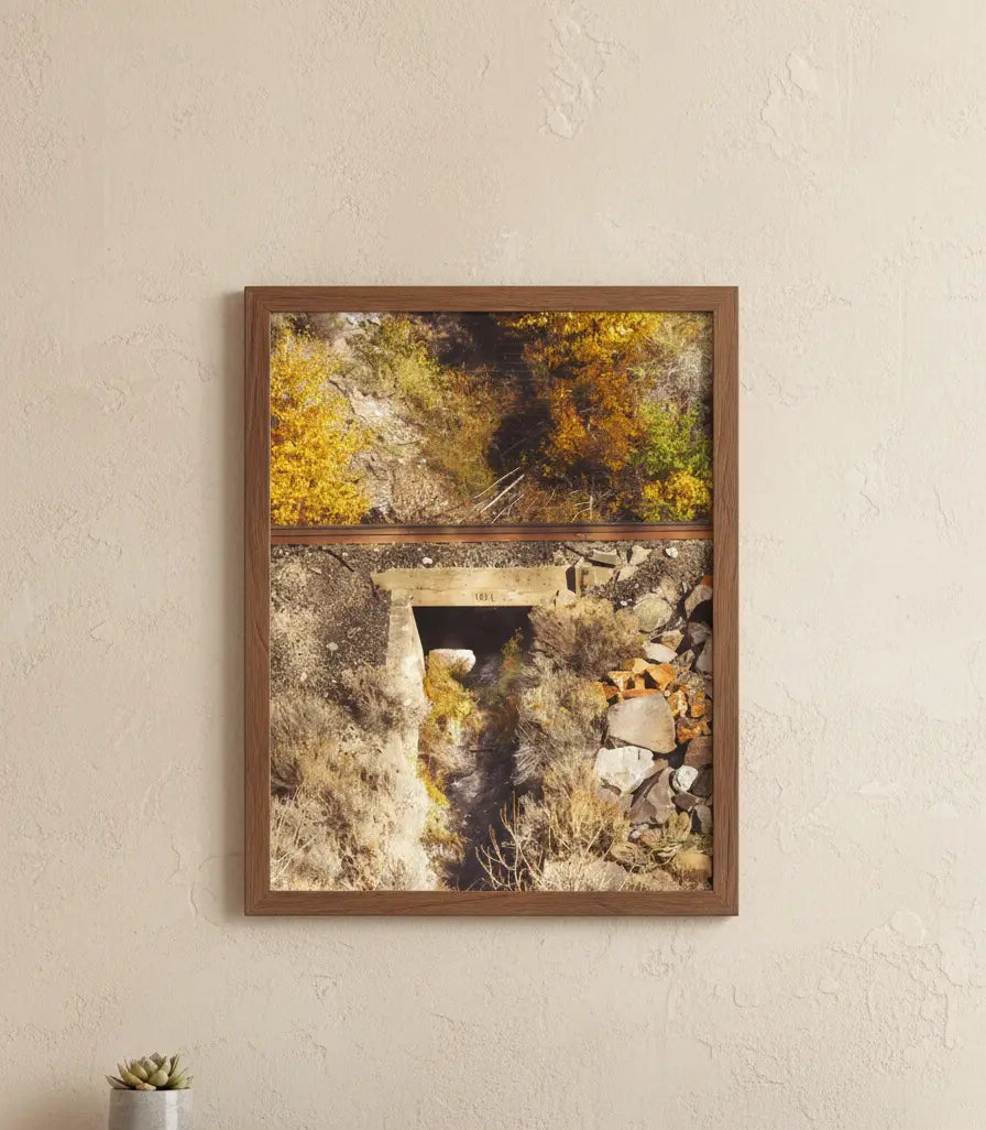 Autumn Railway Landscape