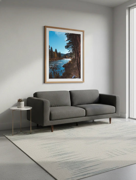 Tranquil River Landscape Print