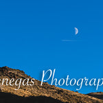 Moonlit Mountain Landscape