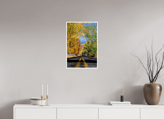 16 x 24″, Fine Art Glossy Enchanted Autumn Road