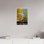 16 x 24″, Fine Art Glossy Enchanted Autumn Road